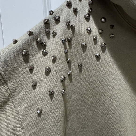 Free People **Lonely Heart** Studded Hoodie Sweatshirt - Picture 3 of 7